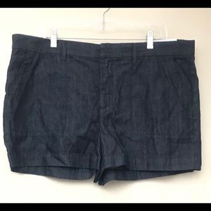 Loft High Rise Black Shorts High Rise Size 32/14 NWT